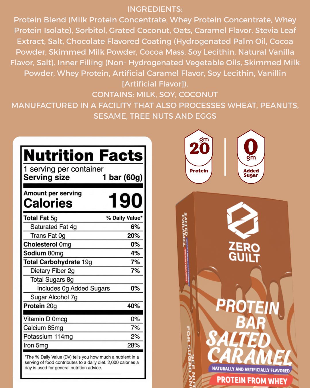 Salted Caramel 12-pack 20g Protein
